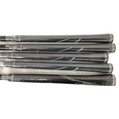 Golzy (ゴルジー) ゴルフクラブ&キャディバッグセット ブラック×ブルー フレックス【R】 5本セット 純正グリップ良好