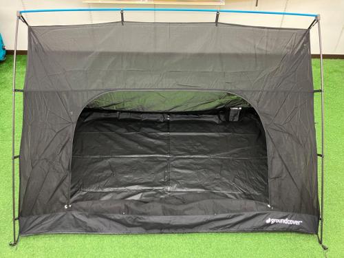 groundcover ソロテント ブラック LITTLE HOUSE 210cm×150cm×121cm 1～2人用 程度A 程度A スカートなし ハンマーなし/説明書なし