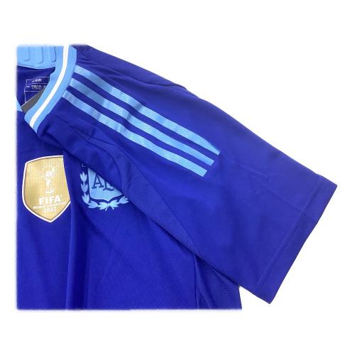 アルゼンチン代表 (アルゼンチンダイヒョウ) サッカーユニフォーム メンズ SIZE M ブルー 2024アウェイ オーセンティックユニフォーム IP8384
