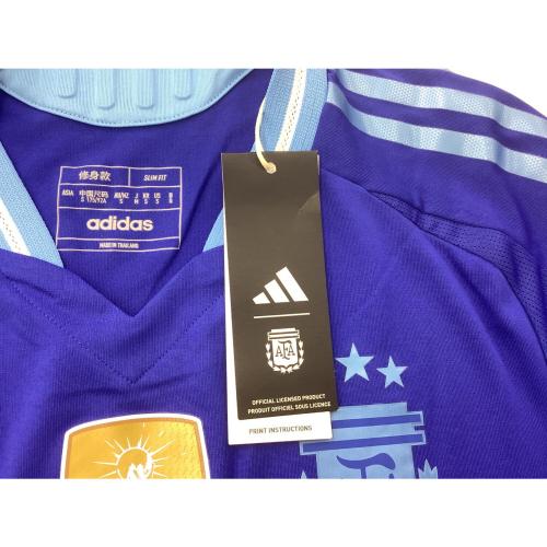 アルゼンチン代表 (アルゼンチンダイヒョウ) サッカーユニフォーム メンズ SIZE M ブルー 2024アウェイ オーセンティックユニフォーム IP8384