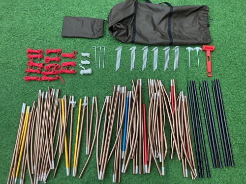 Coleman (コールマン) ツールームテント ヨゴレ・キズ有 2000036431 4Sワイド2ルームコクーンⅢ 約670×400×220cm 3～5人用 程度B 程度B スカートあり ハンマーあり/説明書あり