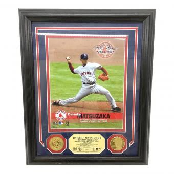 ボストンレッドソックス 応援グッズ 松坂初勝利記念プレート