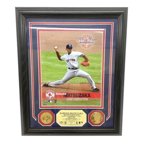 ボストンレッドソックス 応援グッズ 松坂初勝利記念プレート