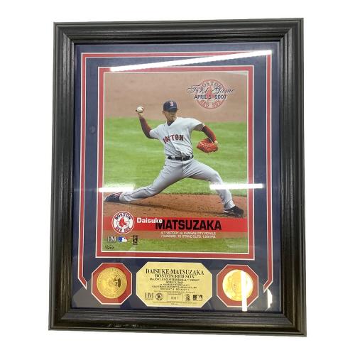 ボストンレッドソックス 応援グッズ 松坂初勝利記念プレート