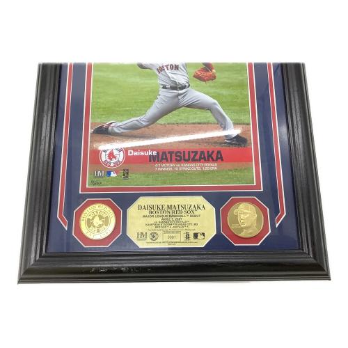 ボストンレッドソックス 応援グッズ 松坂初勝利記念プレート