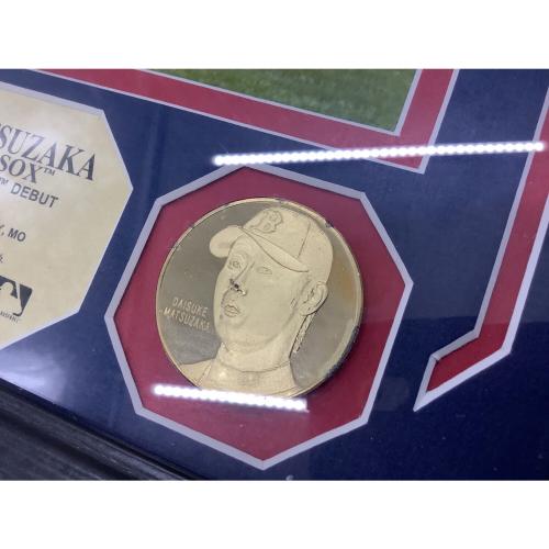 ボストンレッドソックス 応援グッズ 松坂初勝利記念プレート