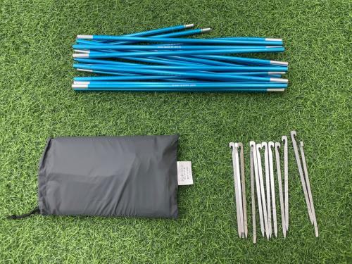 RIPEN (ライペン) 登山用テント グレー SLドーム 約205×120×95cm 1～2人用 程度A 程度A スカートなし ハンマーなし/説明書なし