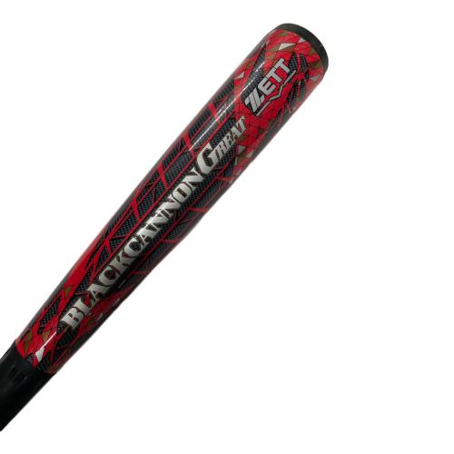 ZETT (ゼット) BLACK CANNON GREAT 軟式バット BCT35073 83cm ブラック×レッド