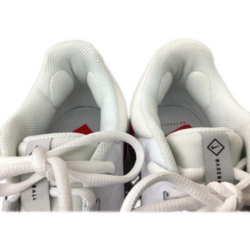 NIKE (ナイキ) 野球スパイク メンズ SIZE 26.5cm ホワイト×レッド アルファハラチエリート FD6255