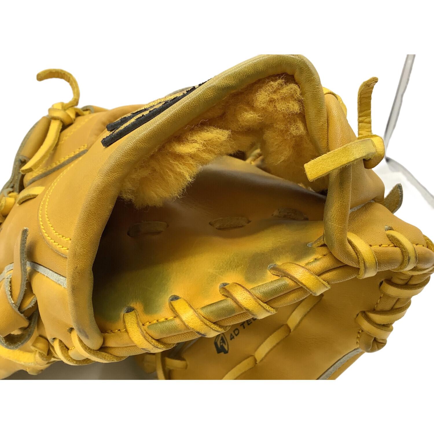 MIZUNO (ミズノ) 硬式グローブ イエロー 4Dテクノロジー MIZUNO Pro