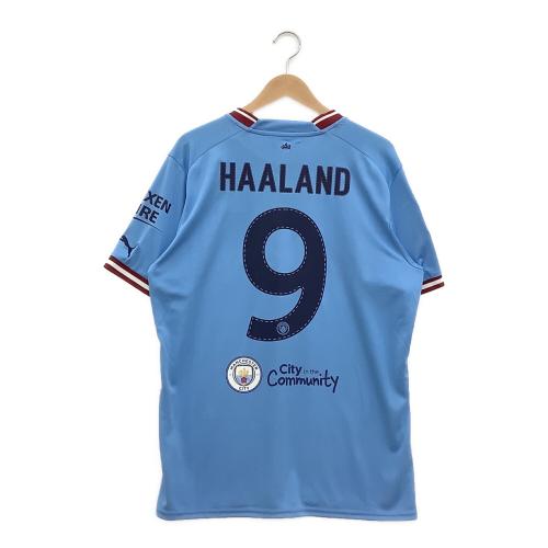 マンチェスターシティ (マンチェスター・シティ) サッカーユニフォーム SIZE L スカイブルー 22/23ホーム アーリング・ハーランド【9】 UEFAチャンピオンズリーグ限定 765710