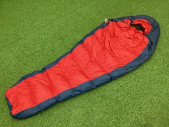 NANGA (ナンガ) マミー型シュラフ(ダウン) レッド×ネイビー オーロラライト350 DX 【冬用】 約190cm