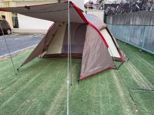 Snow peak (スノーピーク) ドームテント 2018年製 SDE-110 60周年記念アメニティドームPro.M 約265×265×150(h)㎝ 2～3人用 程度A 程度A スカートなし ハンマーなし/説明書あり