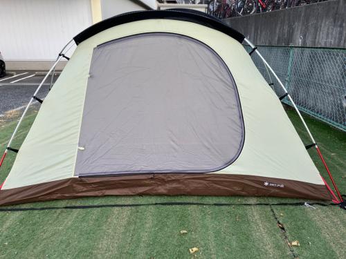 Snow peak (スノーピーク) ドームテント 2018年製 SDE-110 60周年記念アメニティドームPro.M 約265×265×150(h)㎝ 2～3人用 程度A 程度A スカートなし ハンマーなし/説明書あり