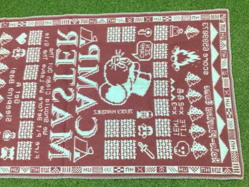 BALLISTICS (バリスティクス) ブランケット ライトブルー×パープル ウール JERRY MARQUEZ BAA-2315