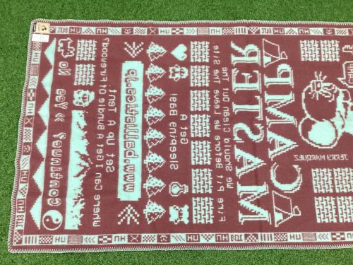 BALLISTICS (バリスティクス) ブランケット ライトブルー×パープル ウール JERRY MARQUEZ BAA-2315