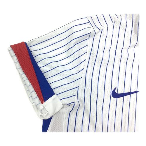 フランス代表 (フランスダイヒョウ) サッカーユニフォーム メンズ SIZE L ホワイト 2024 アウェイ EUROモデル オーセンティック