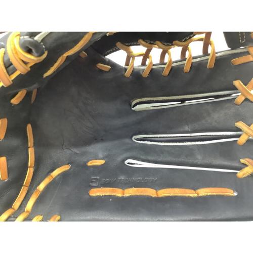MIZUNO (ミズノ) 軟式グローブ 約33cm ブラック ミズノプロ 外野用 R26207
