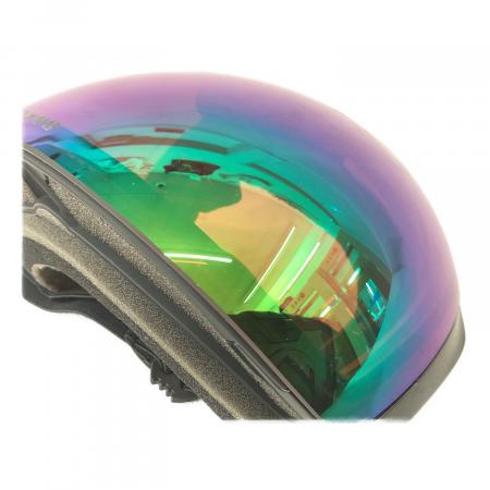 【美品】OAKLEY PRIZM ゴーグル シルバーミラー ケース・クロス付き OAKLEY (オークリー) ゴーグル フレームレス・ケース付 ピンクレンズ