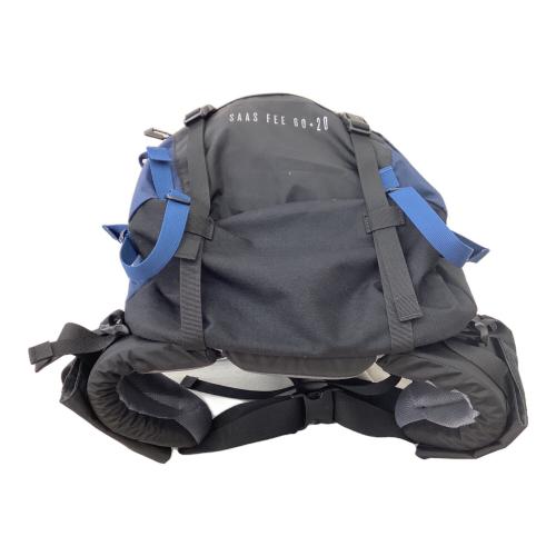 MILLET (ミレー) バックパック ブラック×ネイビー サースフェー SAAS FEE 60+20 背面長 51cm以上 50L～(テント泊)