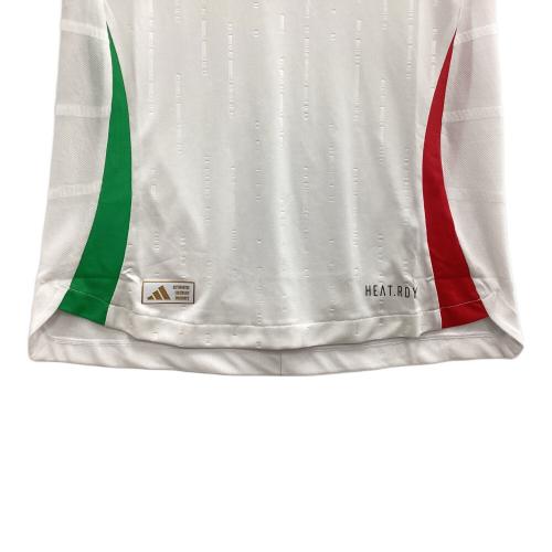 イタリア代表 (イタリアダイヒョウ) サッカーユニフォーム SIZE M ホワイト 2024アウェイ IN0659