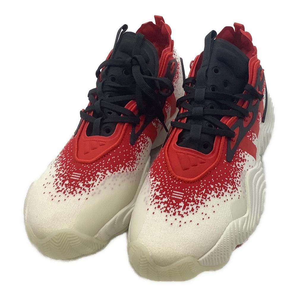 adidas アディダス バスケットボールシューズ レッド 27cm adidas (アディダス) スニーカー メンズ SIZE 27.5cm レッド×ホワイト