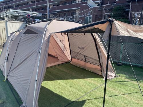 Coleman (コールマン) ツールームテント 2206748 タフ2ルーム/3025グレージュ 590×320×205(h)cm 4～5人用 程度B 程度B スカートなし ハンマーなし/説明書なし