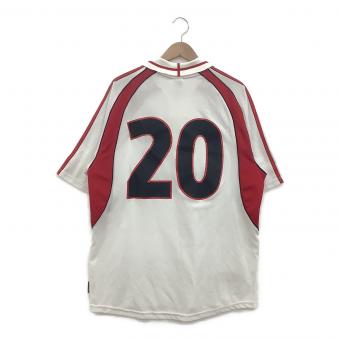 ACミラン (エーシーミラン) サッカーユニフォーム メンズ SIZE 2XO ホワイト 【20】 00-02シーズン アウェイユニフォーム AZH001