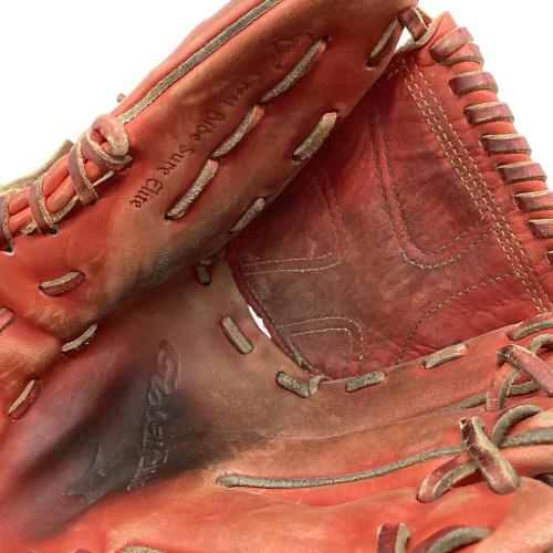 MIZUNO (ミズノ) 硬式グローブ レッド ケース付 Global Elite H selection 投手用 CM0619