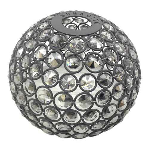 SOMABITO (ソマビト) ランタンアクセサリー ブラックフレームxグレークリスタル ゼロジュアリーシェード DAIBUTSU