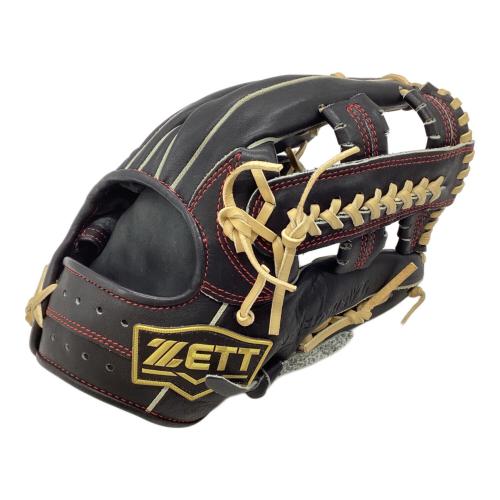 ZETT (ゼット) 軟式グローブ ブラック 源田モデル @ ネオステイタスVL 内野手用 BRGB31220