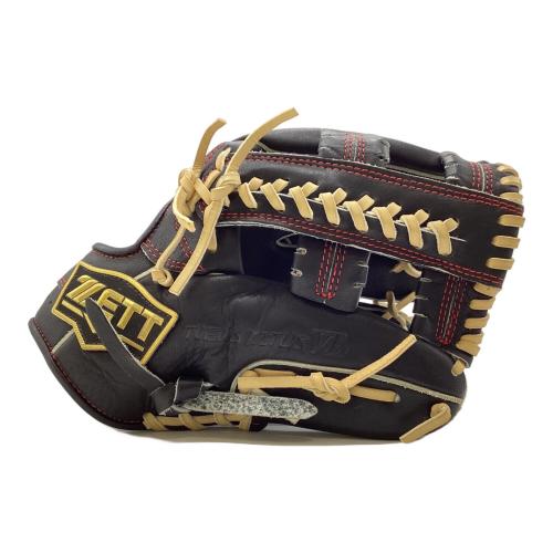 ZETT (ゼット) 軟式グローブ ブラック 源田モデル @ ネオステイタスVL 内野手用 BRGB31220