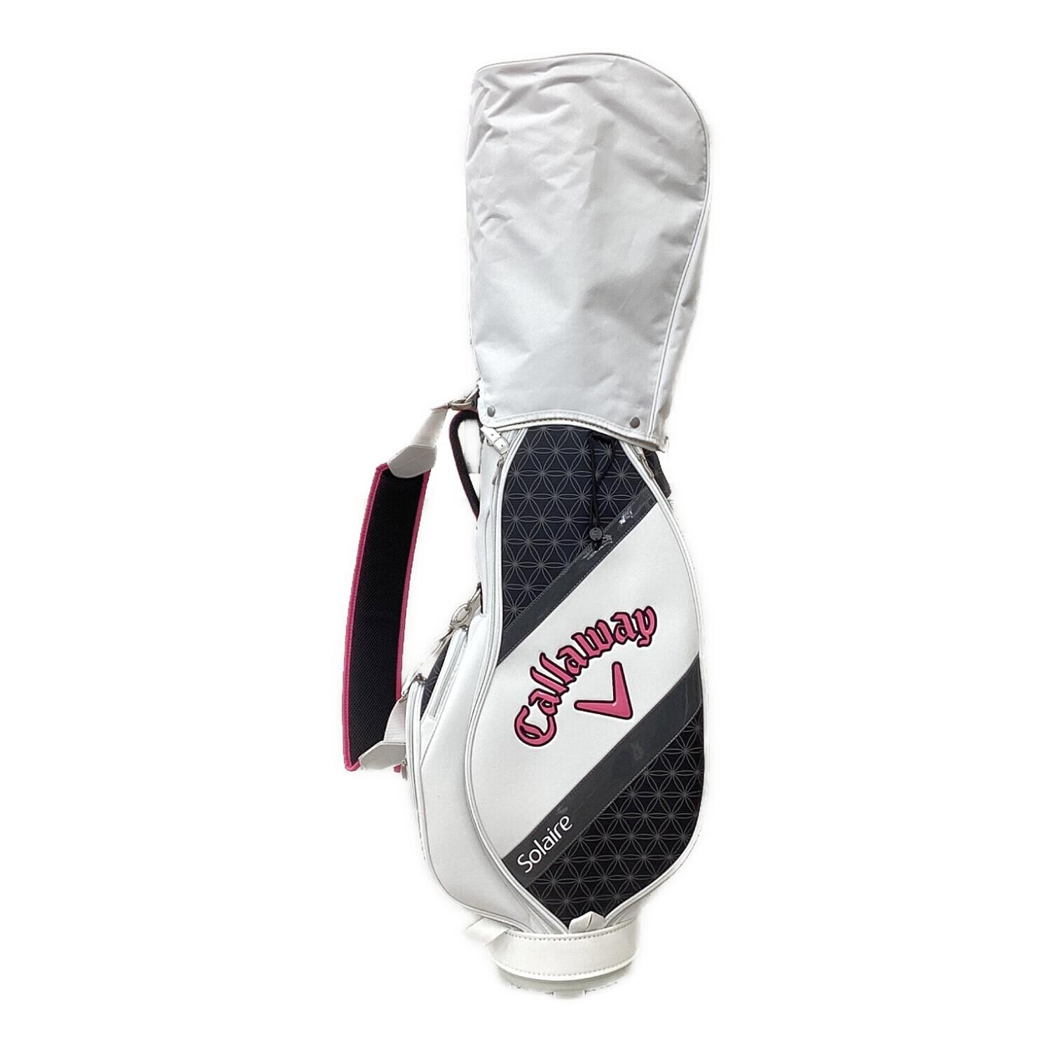 Callaway (キャロウェイ) キャディバッグ ホワイト×ピンク