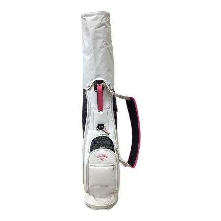 Callaway (キャロウェイ) キャディバッグ ホワイト×ピンク