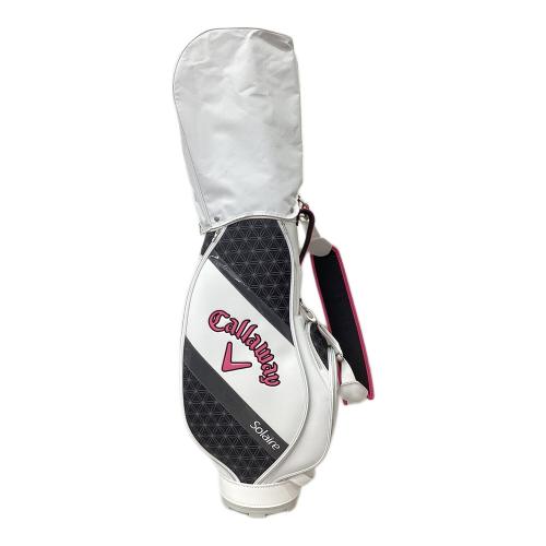 Callaway (キャロウェイ) キャディバッグ ホワイト×ピンク