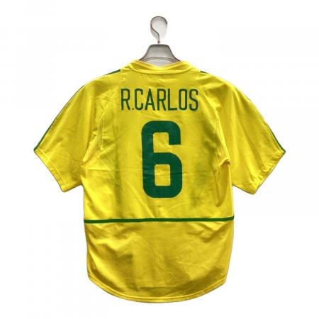 ブラジル代表 サッカーユニフォーム SIZE M イエロー 2002年 【6