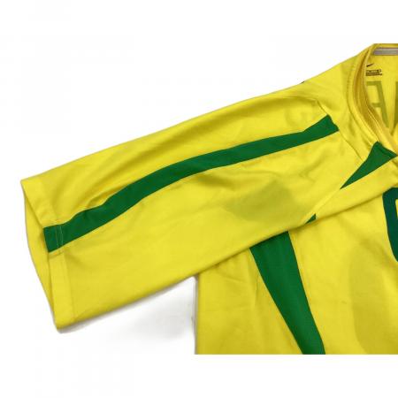 ブラジル代表 サッカーユニフォーム SIZE M イエロー 2002年 【6