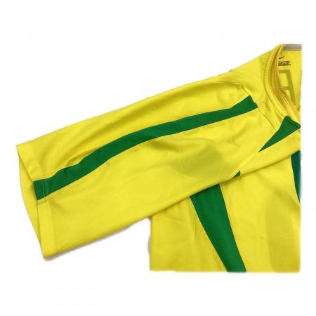 Ｆリーグ選抜　ロベルトカルロス　ユニフォーム ブラジル代表 サッカーユニフォーム SIZE M イエロー 2002年 【6