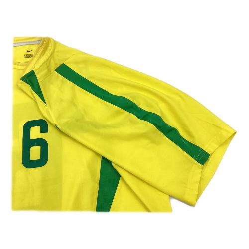ブラジル代表 サッカーユニフォーム SIZE M イエロー 2002年 【6