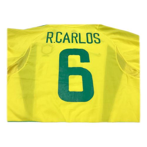 【新品　未使用　タグ付】ロベルトカルロス　ブラジル代表 ユニフォーム 未使用タグ付】ロベルトカルロス ブラジル代表 ユニフォーム