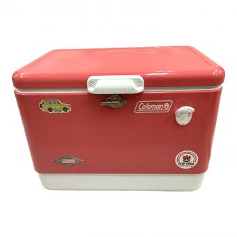 Coleman (コールマン) クーラーボックス 51L ストロベリー スチールベルトクーラー