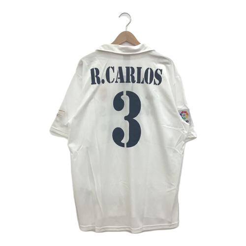 レアル・マドリード サッカーユニフォーム メンズ SIZE L ホワイト 2002-03 【3】ロベルトカルロス ホームレプリカ 156653