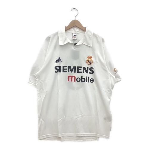 レアル・マドリード サッカーユニフォーム メンズ SIZE L ホワイト 2002-03 【3】ロベルトカルロス ホームレプリカ 156653