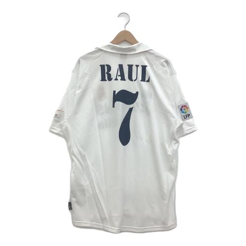 レアル・マドリード サッカーユニフォーム メンズ SIZE 2XO ホワイト 2002-03 【7】ラウール ホームレプリカ 156653