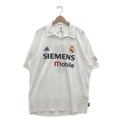レアル・マドリード サッカーユニフォーム メンズ SIZE 2XO ホワイト 2002-03 【7】ラウール ホームレプリカ 156653