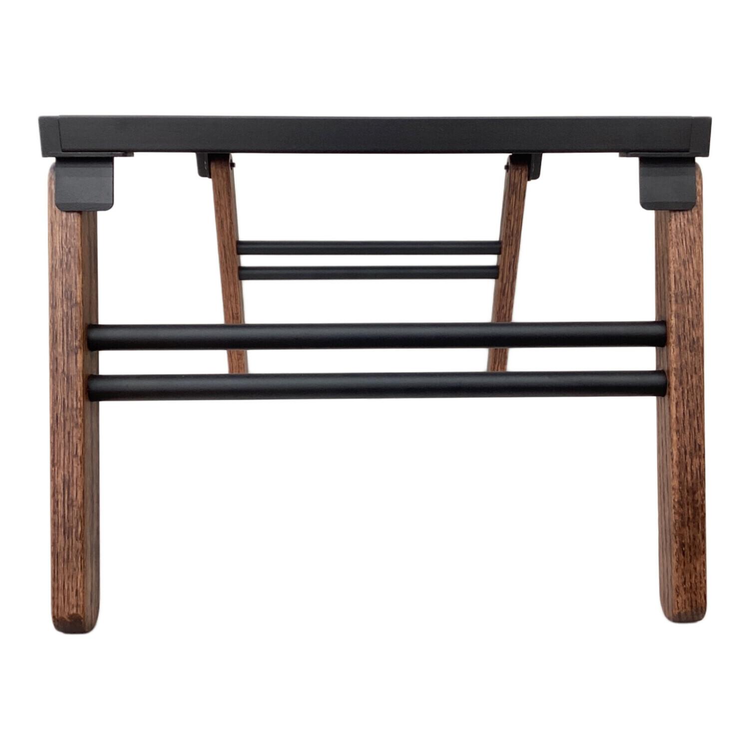 BLACK DESIGN アウトドアテーブル BLACK DESIGN アウトドアテーブル ブラウン×ブラック 日和 ワン