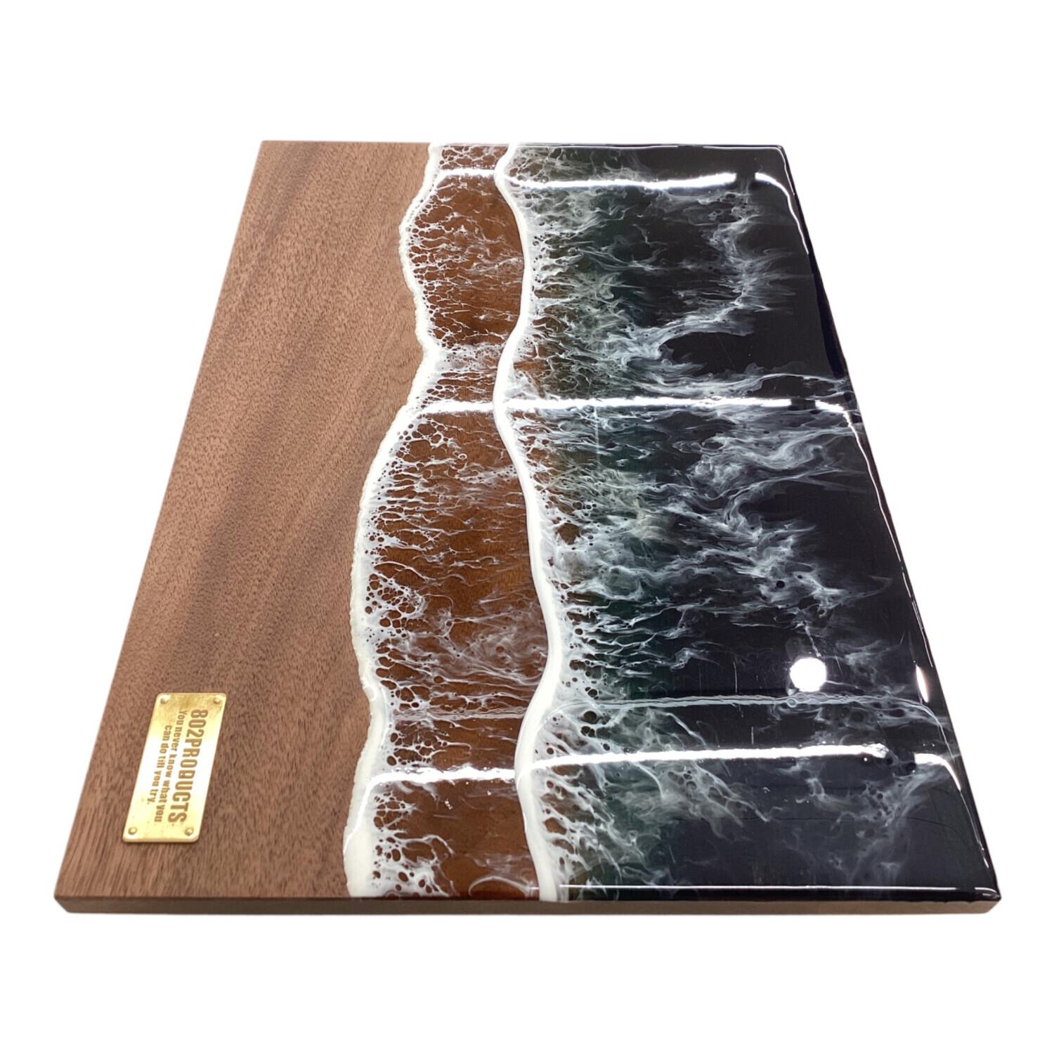 ウォールナット黒波レジン ワンユニット天板【 802PRODUCTS 】 e6fa57f03f8641c21679c7deabe001