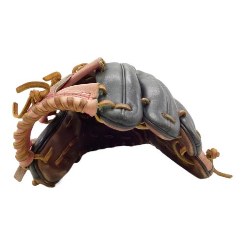 ZETT (ゼット) 軟式グローブ ブラウン×ピンク PRO STATUS 内野用 BRGB30266