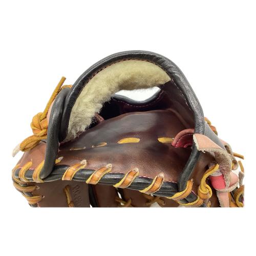 ZETT (ゼット) 軟式グローブ ブラウン×ピンク PRO STATUS 内野用 BRGB30266
