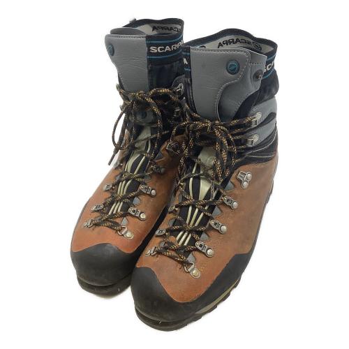 SCARPA (スカルパ) トレッキングシューズ メンズ SIZE 48 グレー×ブラウン モンブランプロGTX 厳冬期用